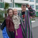 Интервью с актерами сериала "Беглые родственники"